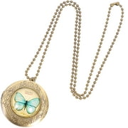 1pc Picture Locket Necklace Necklace Delicate Jewelry for Women Ladies (As Shown)