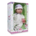 thumbnail image 3 of JC Toys - La Baby | Caucasian 16-inch Medium Soft Body Baby Doll | Washable | Removable Purple Outfit w/Hat and Pacifier | for Children 12 Months +, 3 of 3
