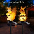 thumbnail image 3 of Solar Garden Lawn Light Resin Squirrel Ground Light B, 3 of 5