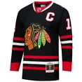 thumbnail image 2 of Men's Jonathan Toews Black Chicago Blackhawks 2008-09 Power Play Jersey, 2 of 7