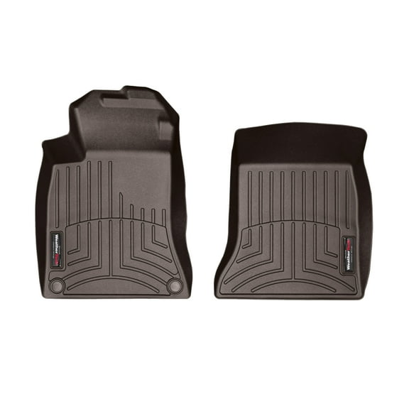 WeatherTech Custom Fit FloorLiners compatible with Mercedes AMG GLA 45, GLA 45 AMG, CLA 45 AMG, GLA-Class, CLA-Class, AMG CLA 45 - 1st Row (Driver & Passenger), Cocoa