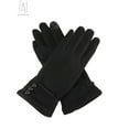 thumbnail image 2 of Gustave Womens Touchscreen Texting Gloves Winter Warm Thermal Fleece Lined Gloves Ladies Girls Windproof Driving Gloves, Black, 2 of 9
