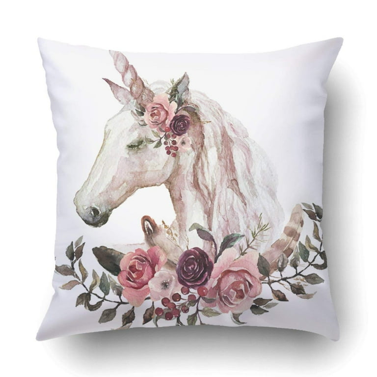 Case floral unicorn pillow discount