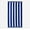 Blue/White, variant on Cabana Striped Large Beach Towel - 100% Cotton