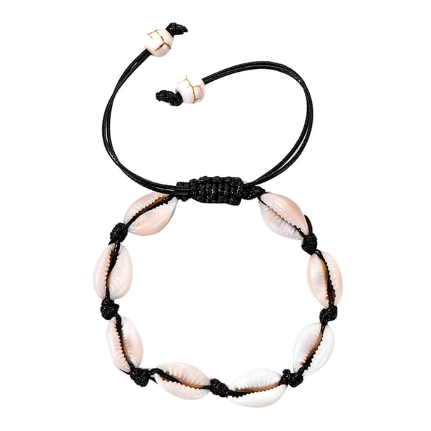 Mujer de la moda de la concha pulsera hecha a mano tobillera de joyería Juegos de joyas