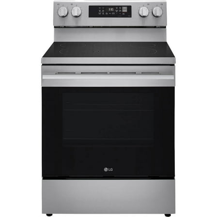 LG LREN6323YE 6.3 Cu. Ft. Stainless Freestanding Electric Smart Range