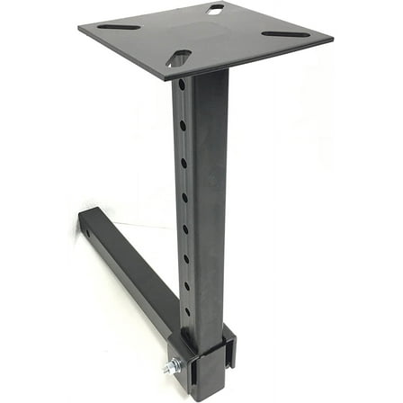 ZHIBO Hitch Mount Vise Plate Holder, Adjustable Height, Fits 2" Receiver