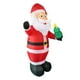 thumbnail image 3 of Papá Noel inflable iluminado, Papá Noel inflable navideño, decoración del hogar, Papá Noel inflable iluminado para patio, césped, jardín, adaptador de Macarena Inflable al aire libre, 3 of 8