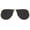 Gold Frame/ Black Lenses, variant on Aviator Sunglasses for Women 70s Metal Frame Large Square Retro Shield Big Female Shades
