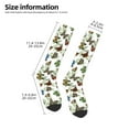 thumbnail image 2 of Wukai Multicolored Butterflies for Contrast Color Stockings, Sports Fitness Adult Long Socks, Unisex, 2 of 6