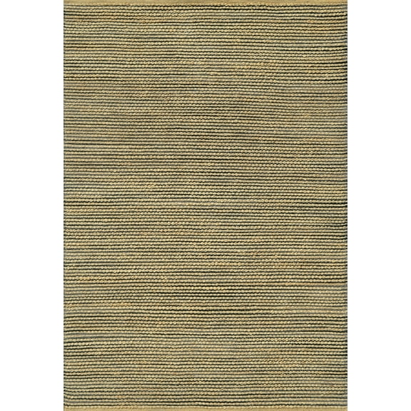 Dynamic Rugs Shay Natural/Charcoal 5X8 Striped Handmade Area Rug