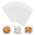 thumbnail image 1 of Uxcell 3" x 5" Bolsas de galletas autoadhesivas transparentes, 200 Pcs Bolsas de regalo resellables OPP para envolver regalos de panadería para caramelos, chocolates, galletas, fiestas, 1 of 6