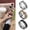 Gold 10, variant on Ring Bottle Opener Titanium Steel Chain Rotation Rings Unisex Excellent Gift