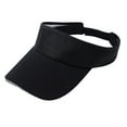 thumbnail image 5 of SPRING PARK Visor Sun Hat Golf Tennis Beach Men Women Cap Adjustable Sports Plain Colors, 5 of 6
