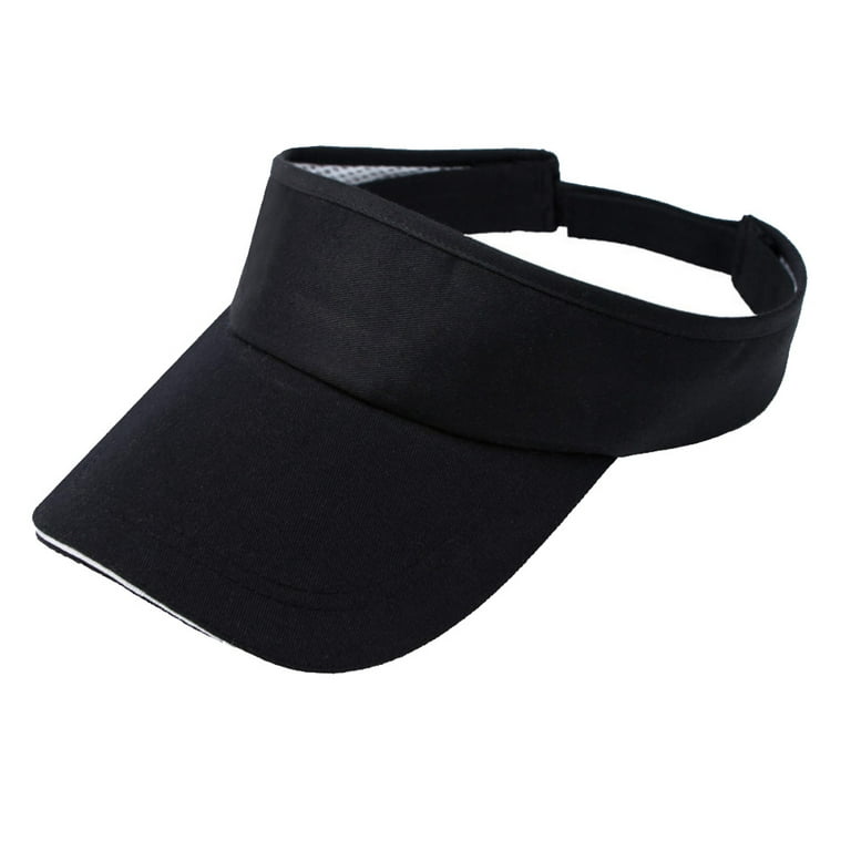 GMMGLT Sun Protection Hat, Women Men Adjustable Half-Head Sun Protection Visor Baseball Golf Sports Hat, Men's, Size: One size, Blue