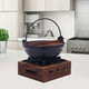 thumbnail image 3 of 1-2 personas Japonés Sukiyaki Stew Pot Camping Olla de hierro Olla colgante para picnic Utensilios de cocina Vajilla Herramientas para acampar Maceta 18cm Base 16x6cm BLESIY Cocina de hierro fundido, 3 of 8
