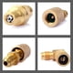 thumbnail image 4 of 8pcs coche aire acondicionado refrigeración R134A R12 convertidor adaptador manguera conjunto kits, 4 of 4