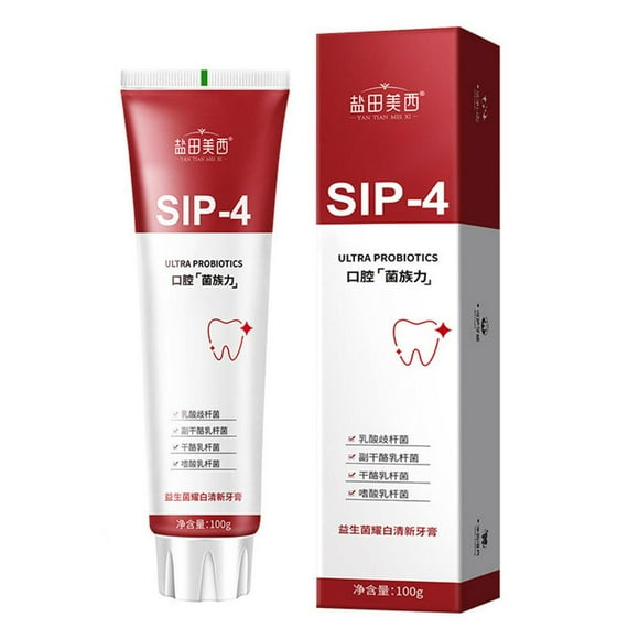 New SIP-4 Probiotic Toothpaste, SIP-4 Toothpaste Whitening. BEST R5S6