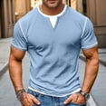 thumbnail image 2 of KyCheLot Mens Comfy Business Tee Layered Color Block Short Sleeve Lightweight Pullover Casual Shirts, 2 of 5