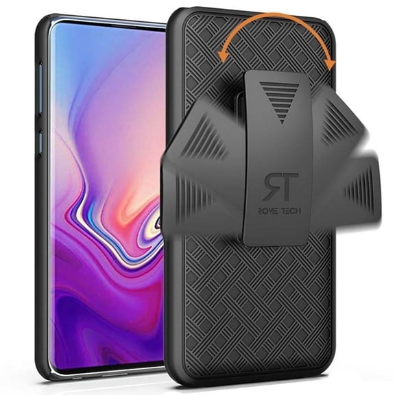 Rome Tech for Samsung Galaxy S10e Shell Holster Combo Case With Belt clip