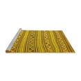 thumbnail image 2 of Ahgly Company Machine Washable Indoor Rectangle Southwestern Yellow Country Area Rugs, 2' x 4', 2 of 4