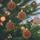thumbnail image 4 of Flocking Christmas 6cm12pcs Boxed Christmas Tree Pendant Plastic Painted Velvet Holiday Decorations, 4 of 9