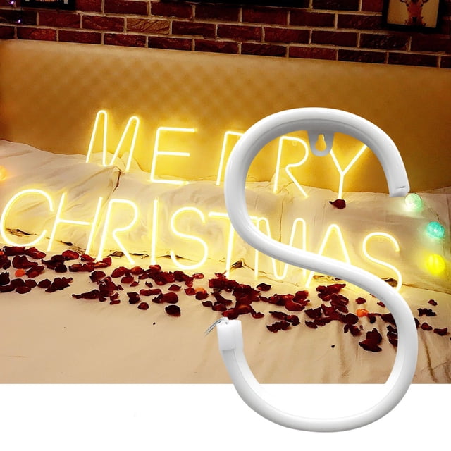 Letra decorativa BuyWeek luz de neón LED para boda