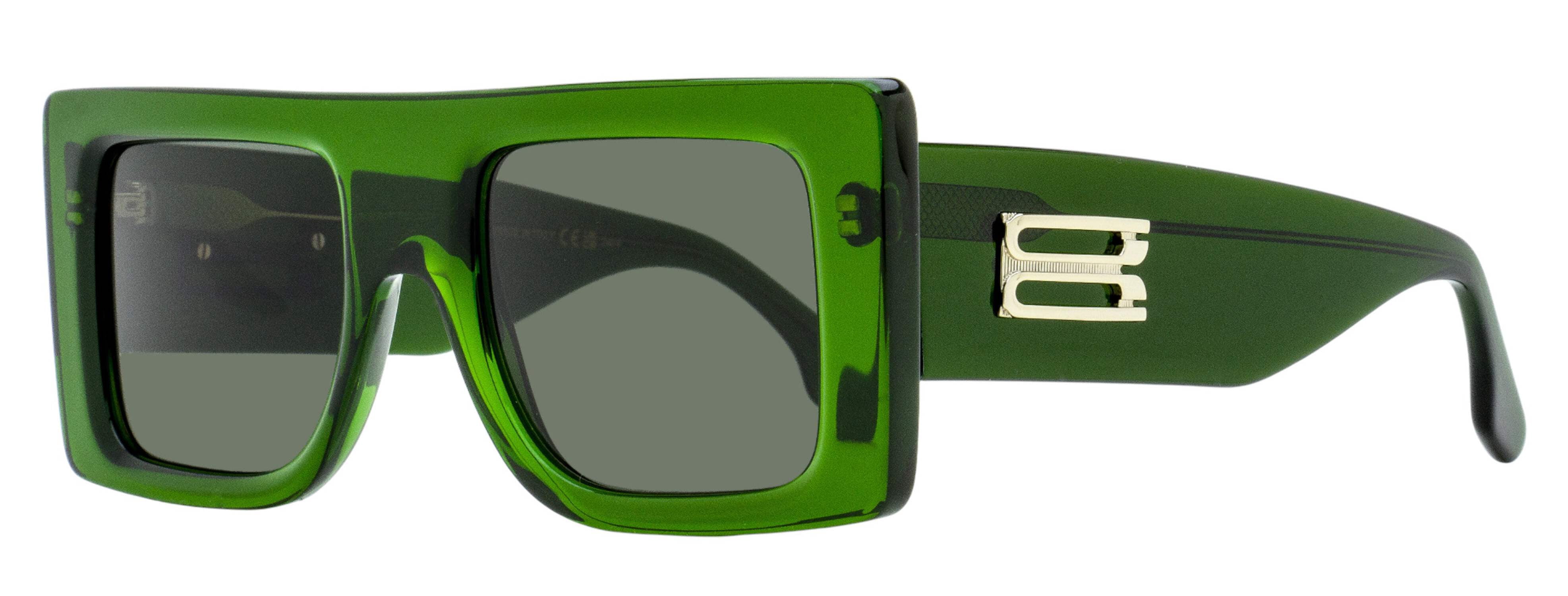 VICTORIA BECKHAM-VB220S 727 Oval Sunglasses Gold Green Honey 