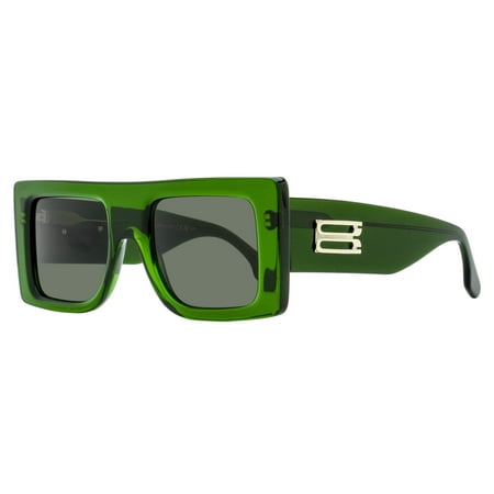 Victoria Beckham B-Monogram Rectangle Sunglasses VB677S 302 Transparent Green 51mm