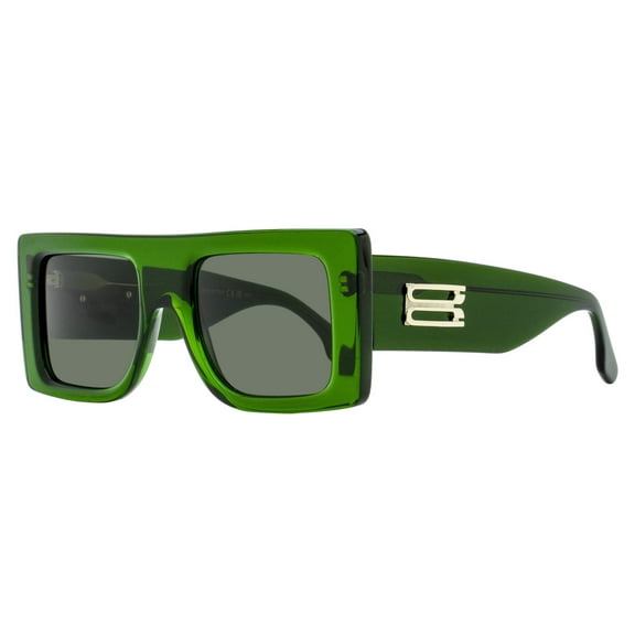 Victoria Beckham B-Monogram Rectangle Sunglasses VB677S 302 Transparent Green 51mm