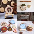 thumbnail image 4 of Craft Wood Slices 5ARTH, 30 unidades, 6 — 7 cm, madera de pino natural, 4 of 6