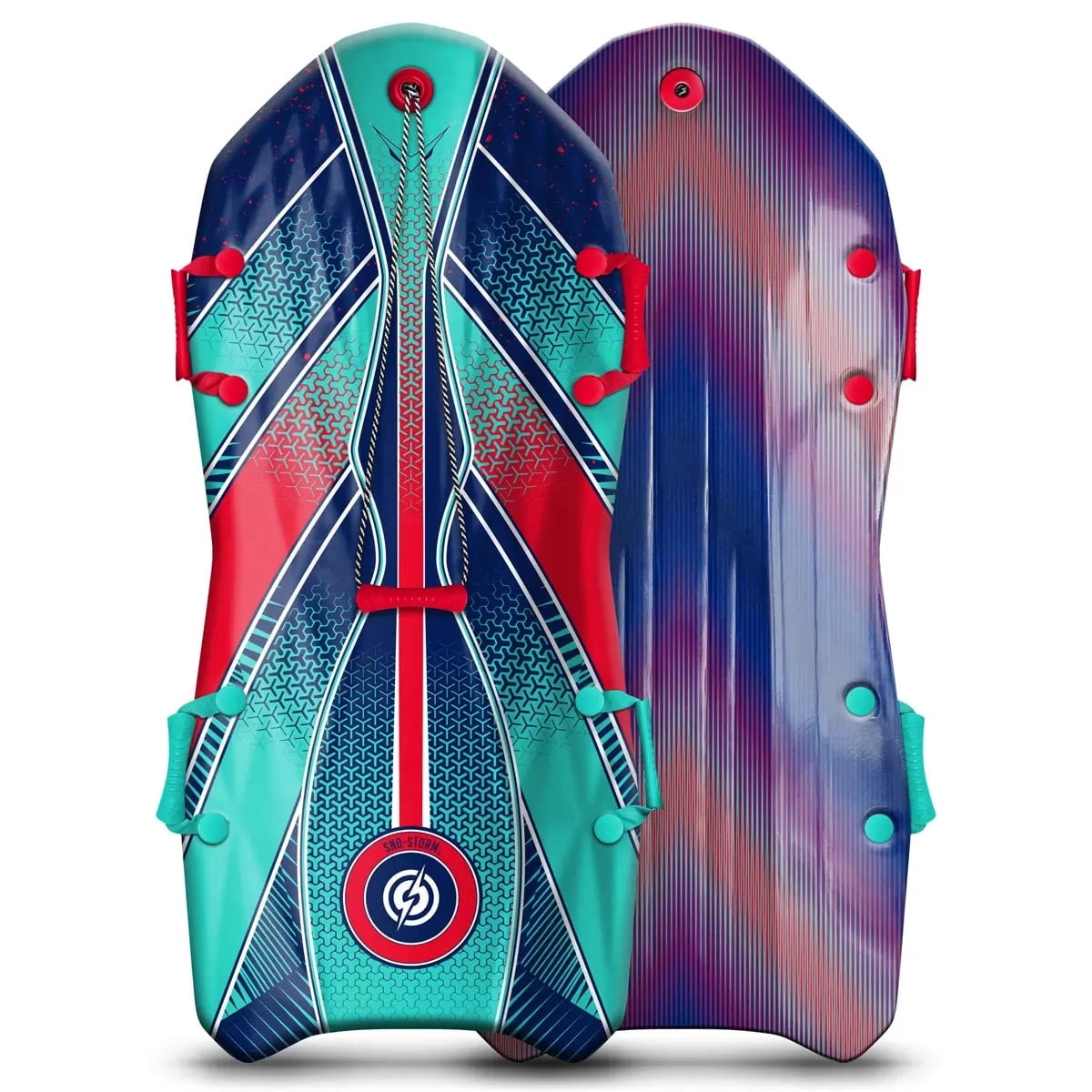 Sno-Storm Viper Neve Foam Snow Sled – 50-Inch Lightweight 2-Rider 