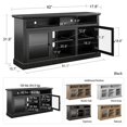 thumbnail image 6 of Ameriwood Home Chicago TV Stand for TVs up to 65" in Rustic Oak, 6 of 6