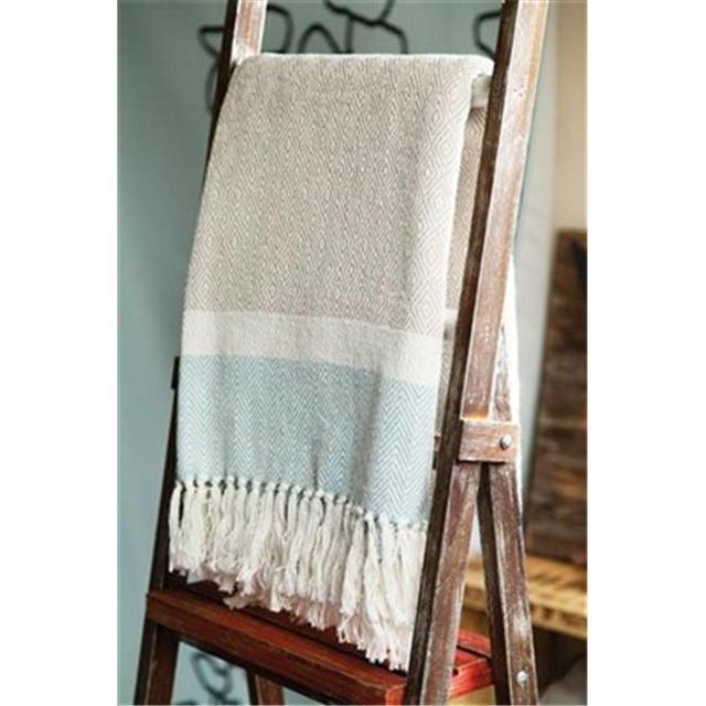 Manual Woodworkers & Weavers AIELTU 50 x 60 Po Coton Jeter&44; Bande de Tupelo