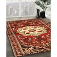 thumbnail image 3 of Ahgly Company Machine Washable Indoor Square Traditional Tomato Red Area Rugs, 3' Square, 3 of 7