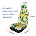 thumbnail image 4 of Yiaed Lemon Seamless Pattern Oil Painting Effect Print Car Seat Covers,Universal Auto Seats Protector Fits for Car,SUV Sedan,Truck,Automotive Seat Covers & Accessories(Two packs), 4 of 7