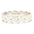 thumbnail image 1 of Funie Femmes Bague Anti Ternissement Marguerite Fleur Forme Doigt Anneau Accessoire de Mode pour Cadeau, 1 of 8