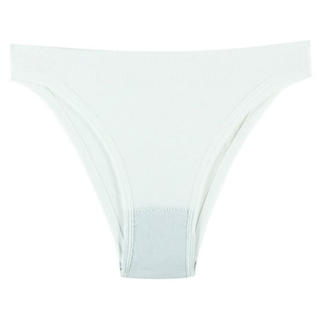 

Underwear For Women Abdominal Low Waist Seamless Elastic Tseamless Solid Color Waist Thin Thin Womens Panties