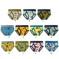 thumbnail image 4 of SILVERCELL Boys Baby Soft Cotton Briefs Toddler Dinosaur Boxer Newborn Truck Print Underwear, 4 of 4