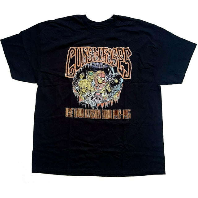 Guns N Roses Adult Illusion Monsters T-Shirt