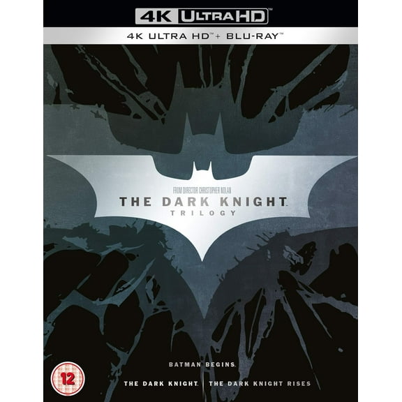 The Dark Knight Trilogy [Batman] [4K Ultra HD] [2012] [Blu-ray] [2017] [4K UHD]