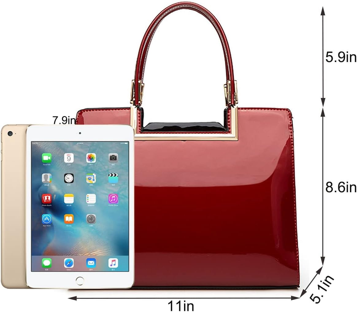 Purses and Handbags for Women Fashion Messenger Bag Ladies PU Leather Top Handle Satchel Shoulder Tote Bags