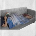 thumbnail image 6 of Modern Soft Flannel Fleece Throw Blanket, Balcony Porch Sea Ocean View in Trinidad and Tobago Island Tropic Photo Image Art, Cozy Plush for Indoor and Outdoor Use, 60" x 80", Multicolor, by Ambesonne, 6 of 6