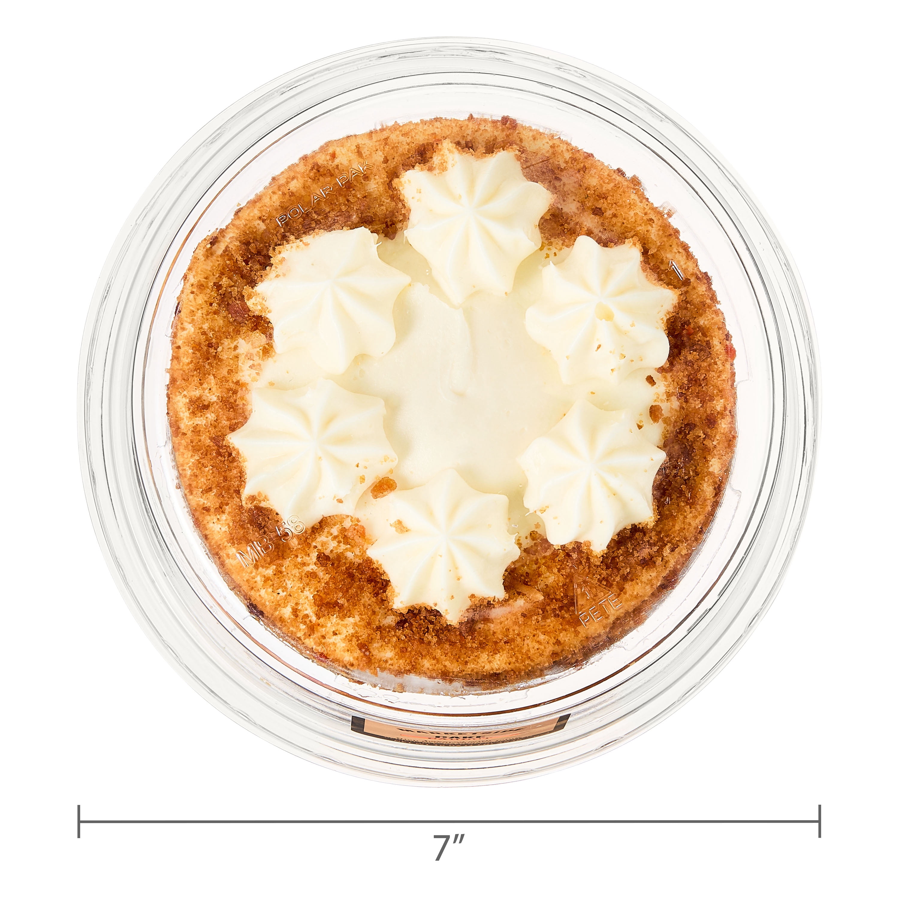 Marketside 5-Inch Moist Carrot Cake with Cream Cheese Icing, 16 oz, 1 Count (Refrigerated)