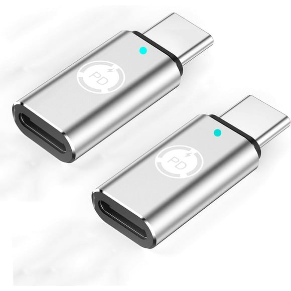 2Pack Lightning to USB C Adapter for iPhone15,PD Fast Charging Compatible with iPhone 15 Series/MacBook/Laptop/iPad/Samsung and More Type C Devices,S
