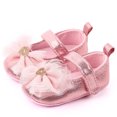 thumbnail image 4 of FAOWME Baby Girl Shoes Comfortable Butterfly-knot Fashion First Walkers Kids Shoes Pink 6~12 Months, 4 of 4