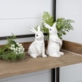 thumbnail image 2 of Melrose International Carved Bunny Figurine (Set of 2), 2 of 2