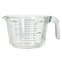 STPgoods Clear Borosilicate Glass Measuring Cup 33.8 fl oz (1000 ml) Liquid Measuring Cup for Cooking and Baking Glass Measuring Jar