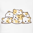 thumbnail image 3 of CafePress - Kawaii Hamster Pile Pajamas - Women's Short Sleeve Print T-Shirt and Pants Light Cotton Pajama Set, 3 of 7