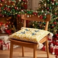 thumbnail image 4 of CREATITOY Bow Themed Christmas Tea Chair Cushion Soft Comfortable Bow Decoration Festive Design Perfect for Home Tea Chair Sofa Decor and Holiday Seating Supply, 4 of 6